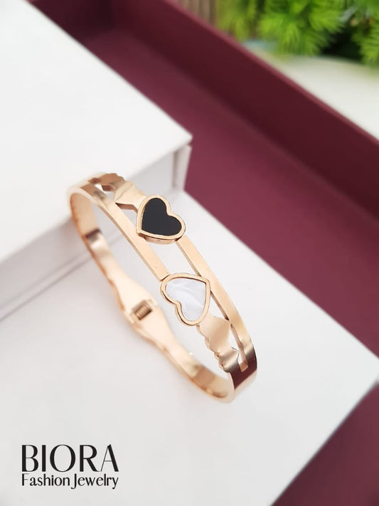Rose Gold Plated Anti-Tarnish Bangle Bracelet 02