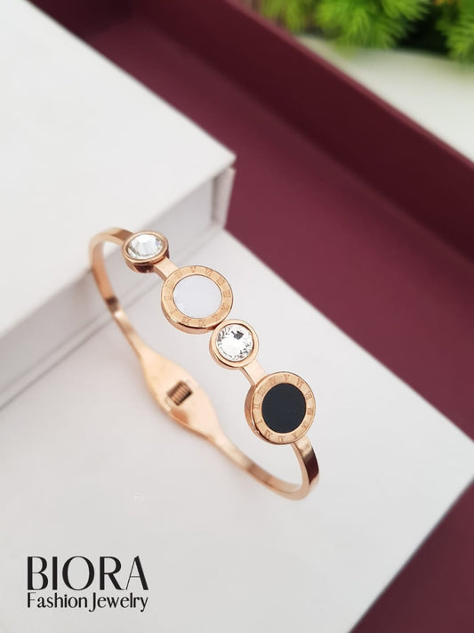 Rose Gold Plated Anti-Tarnish Bangle Bracelet 05