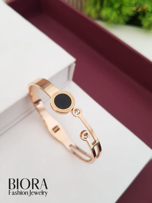 Rose Gold Plated Anti-Tarnish Bangle Bracelet 06