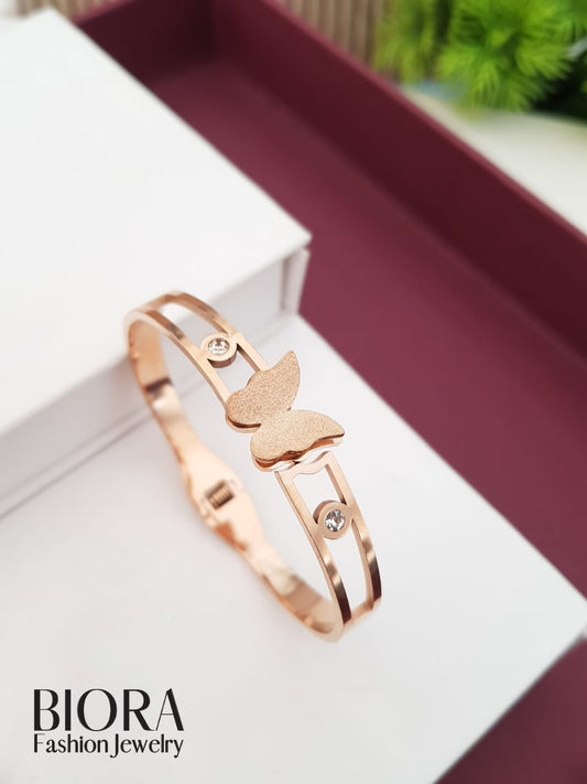 Rose Gold Plated Anti-Tarnish Bangle Bracelet 07